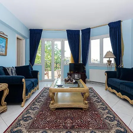 Rafkos Mansion With Private Pool And Amazing View Agios Myronas